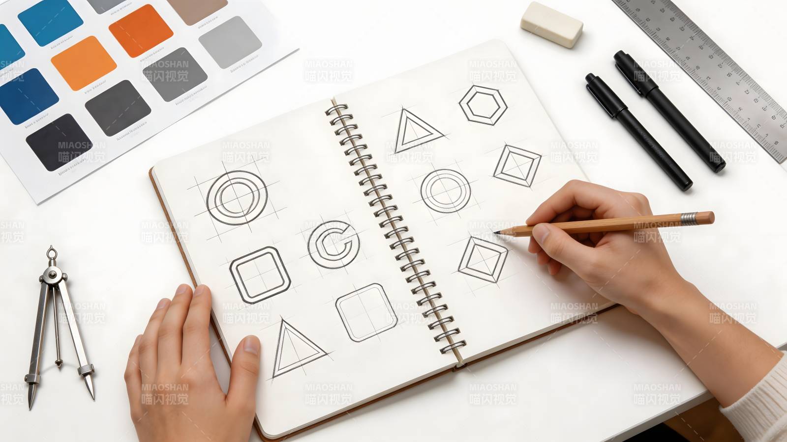 几何图形绘画图片