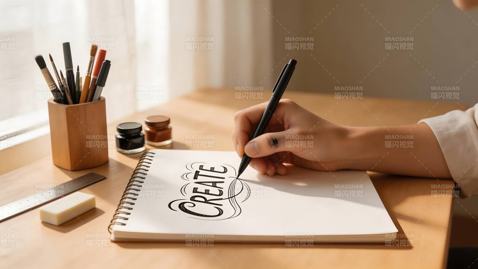 手绘 CREATE 字样图片