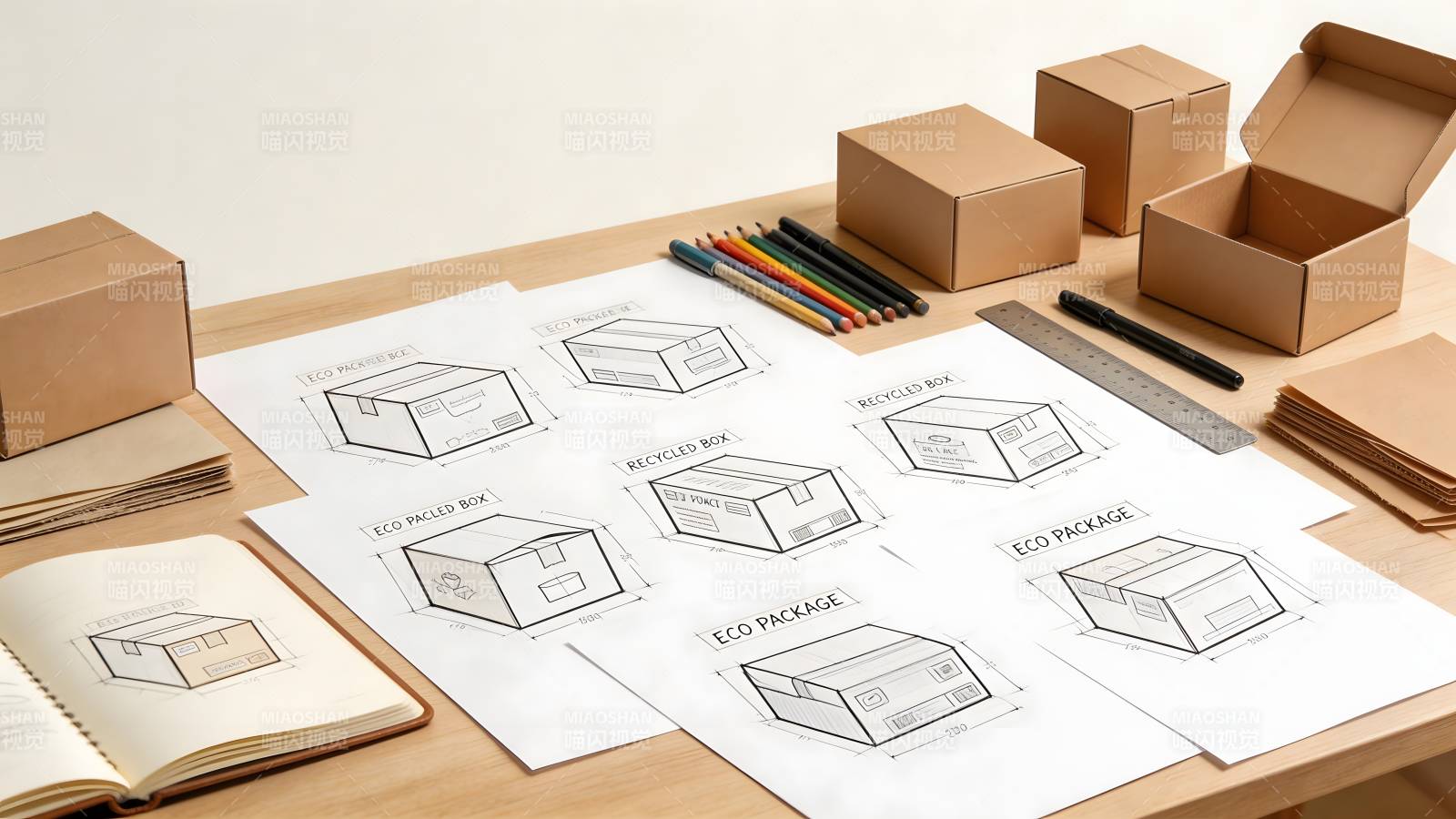 包装设计手绘图图片