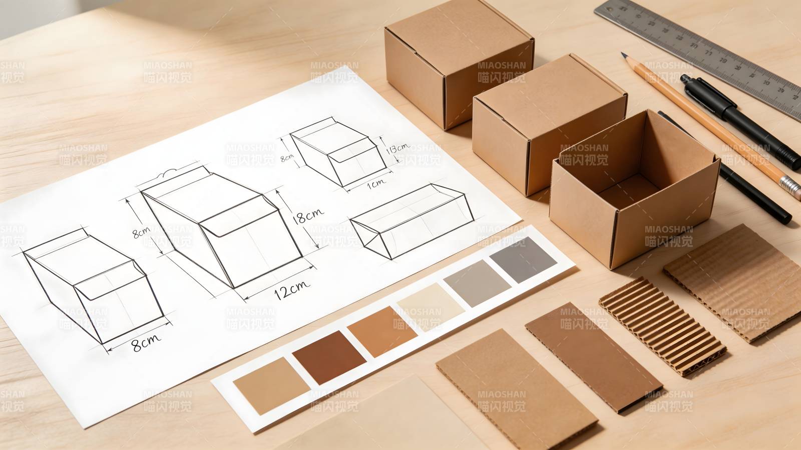 纸盒设计与制作图片