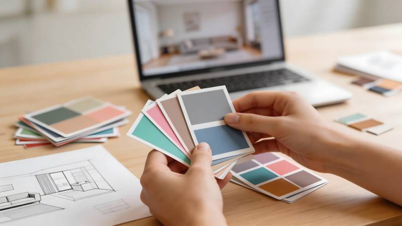 色彩搭配设计中图片