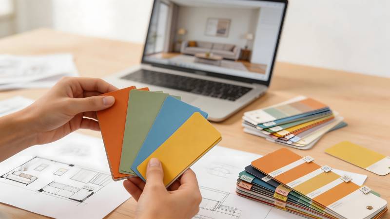 色彩搭配设计中图片