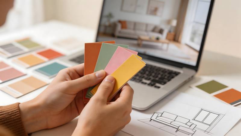 色彩搭配设计中图片