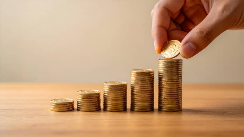 积少成多 财富增长图片