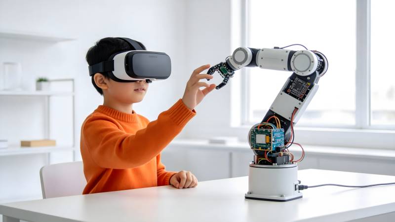 儿童体验VR机器人图片