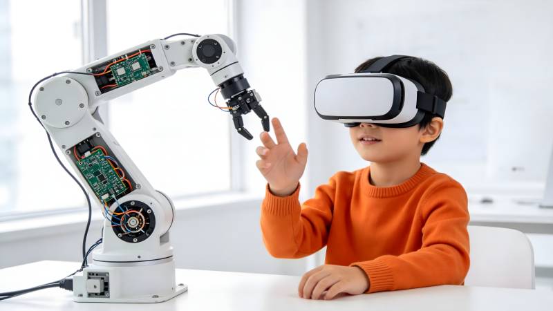 儿童体验VR机器人图片
