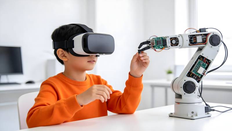 儿童体验VR机器人图片