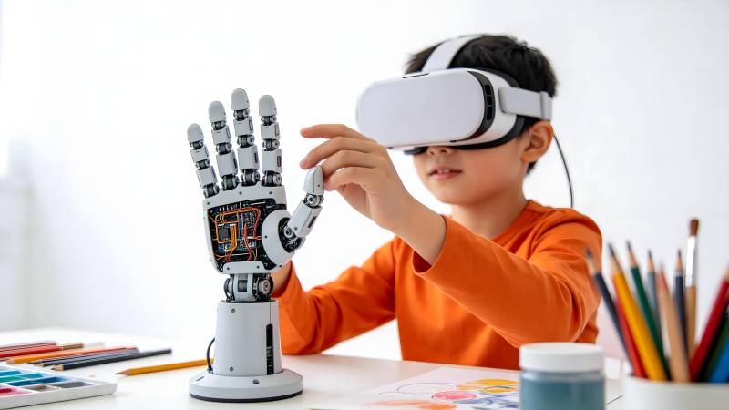 儿童体验VR机器人图片
