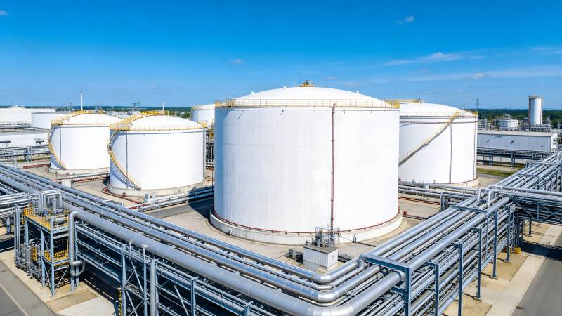 工业储罐区图片