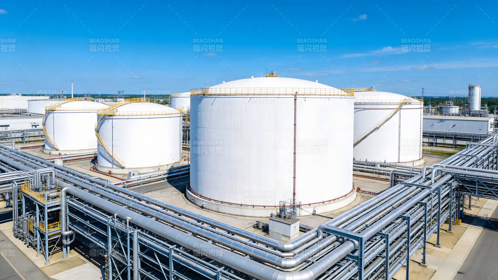 工业储罐区图片