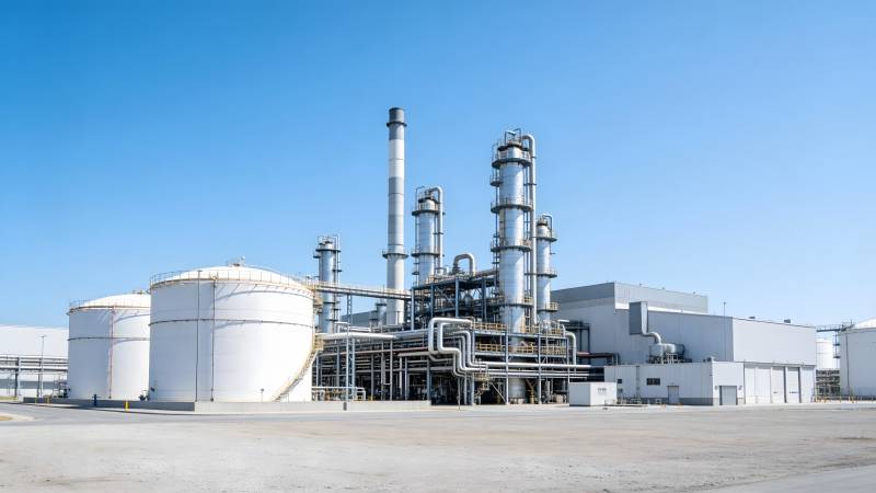 工业厂区全景图图片