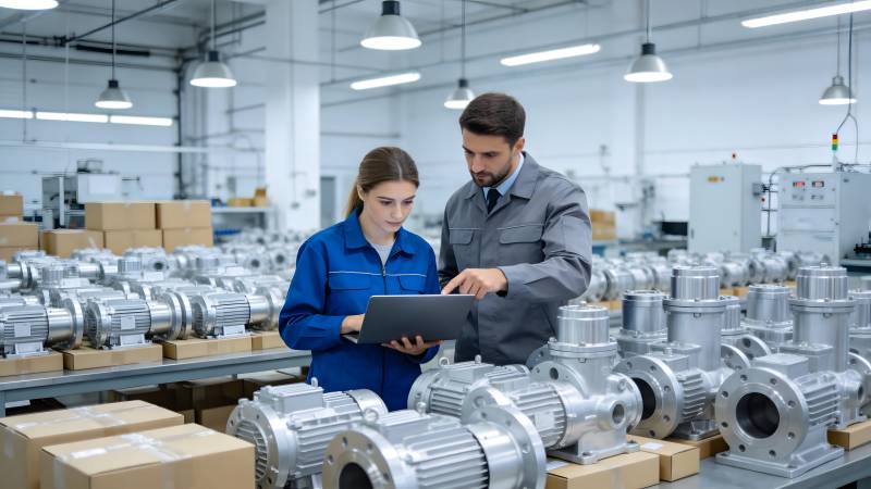 工厂质检现场图片