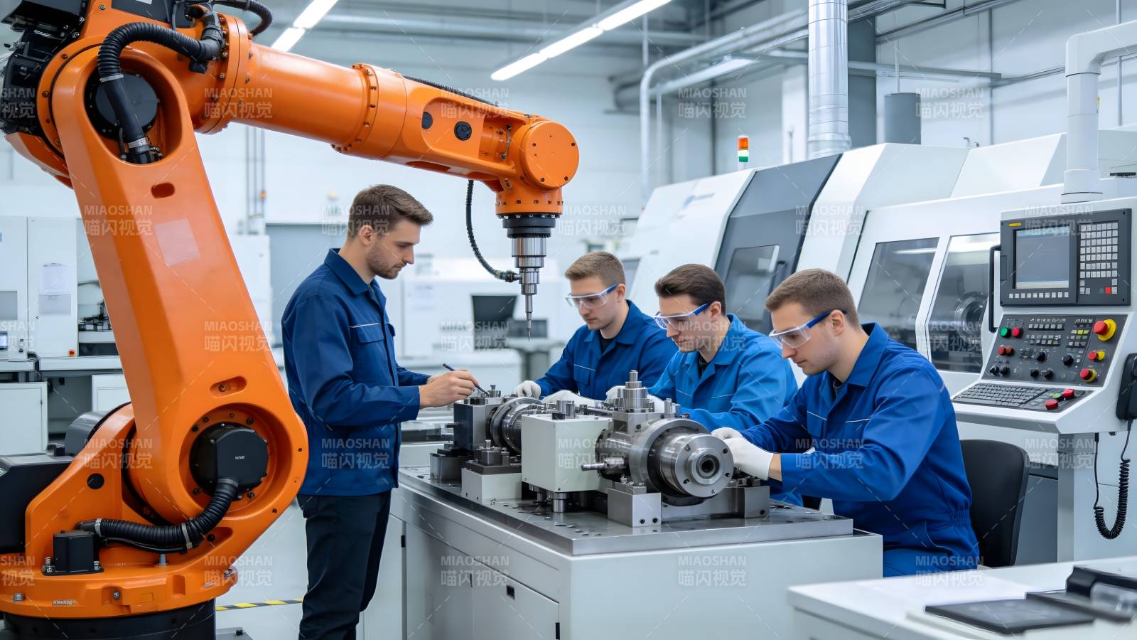 智能制造车间现场图片