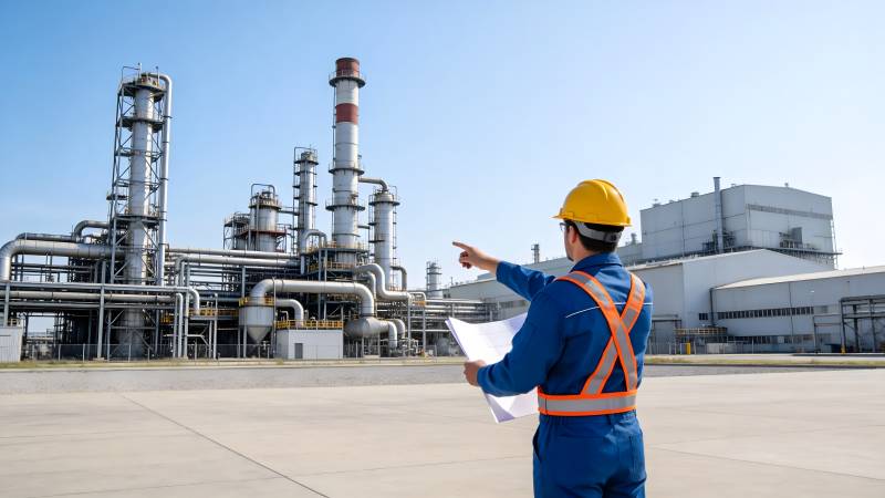 工人在工厂检查图片