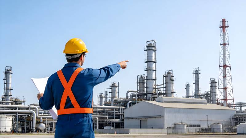 工厂工程师现场指挥图片