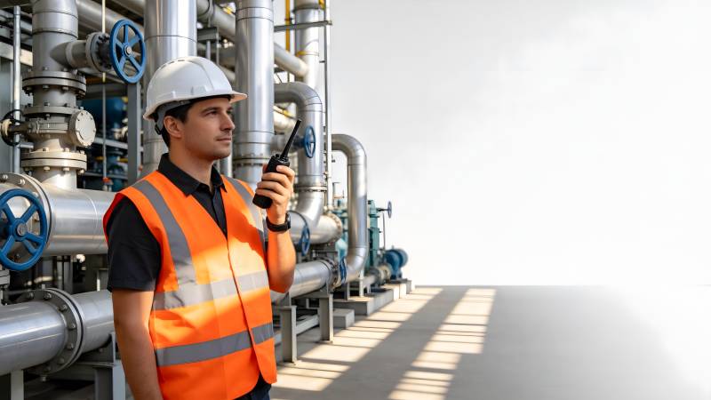 工业现场巡检员图片