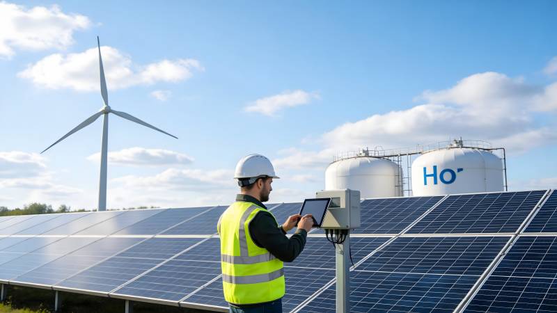 光伏氢能电站运维图片