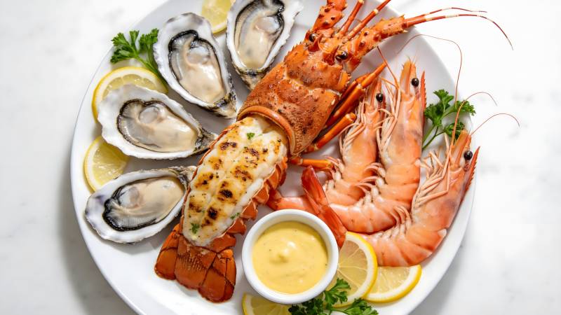 海鲜拼盘图片