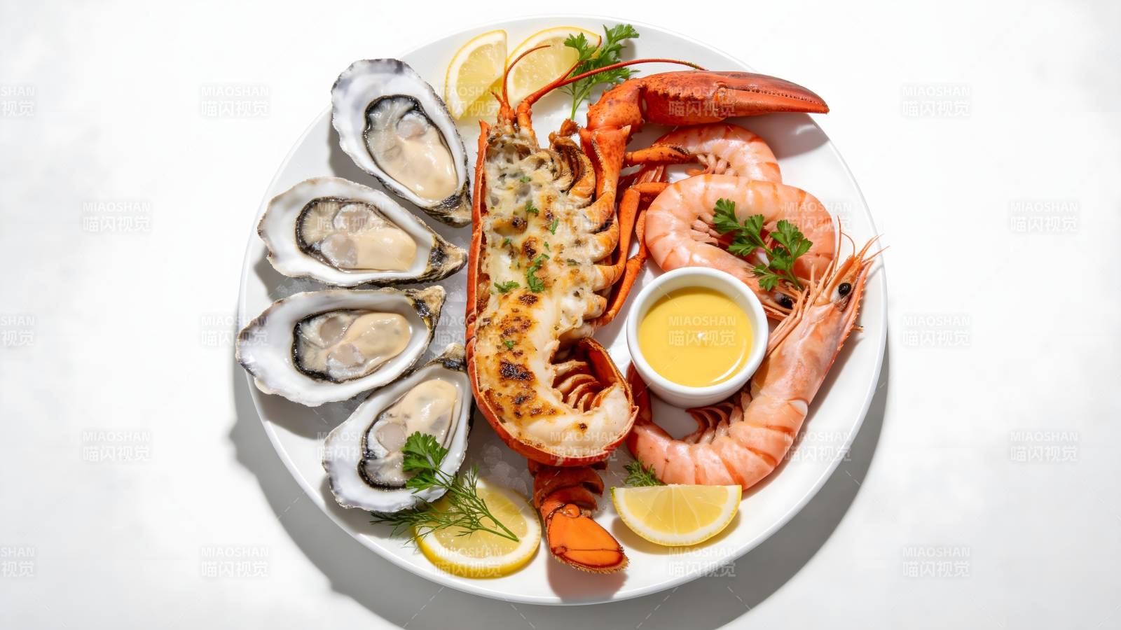 海鲜拼盘美味呈现图片