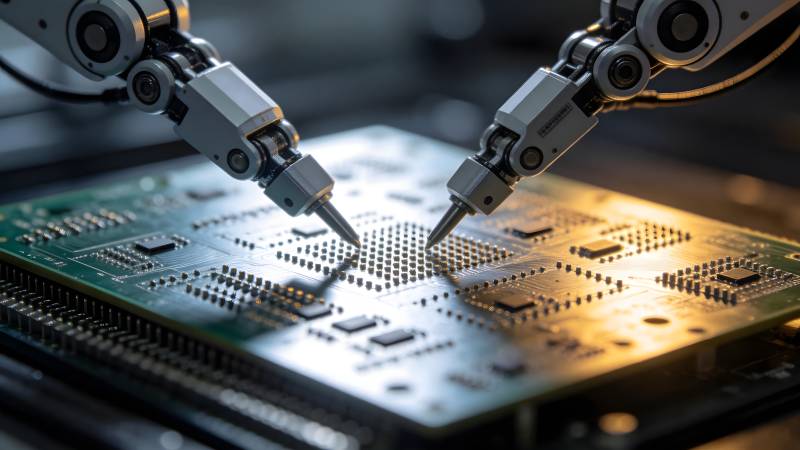 机器人焊接电路板图片