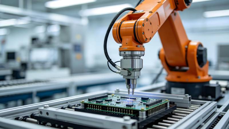 智能制造机器人图片