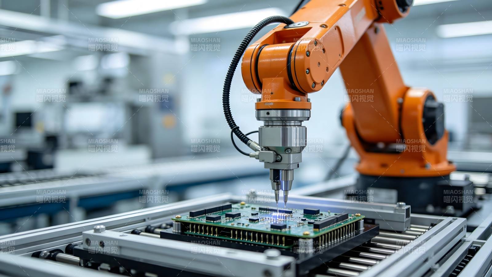 智能制造机器人图片