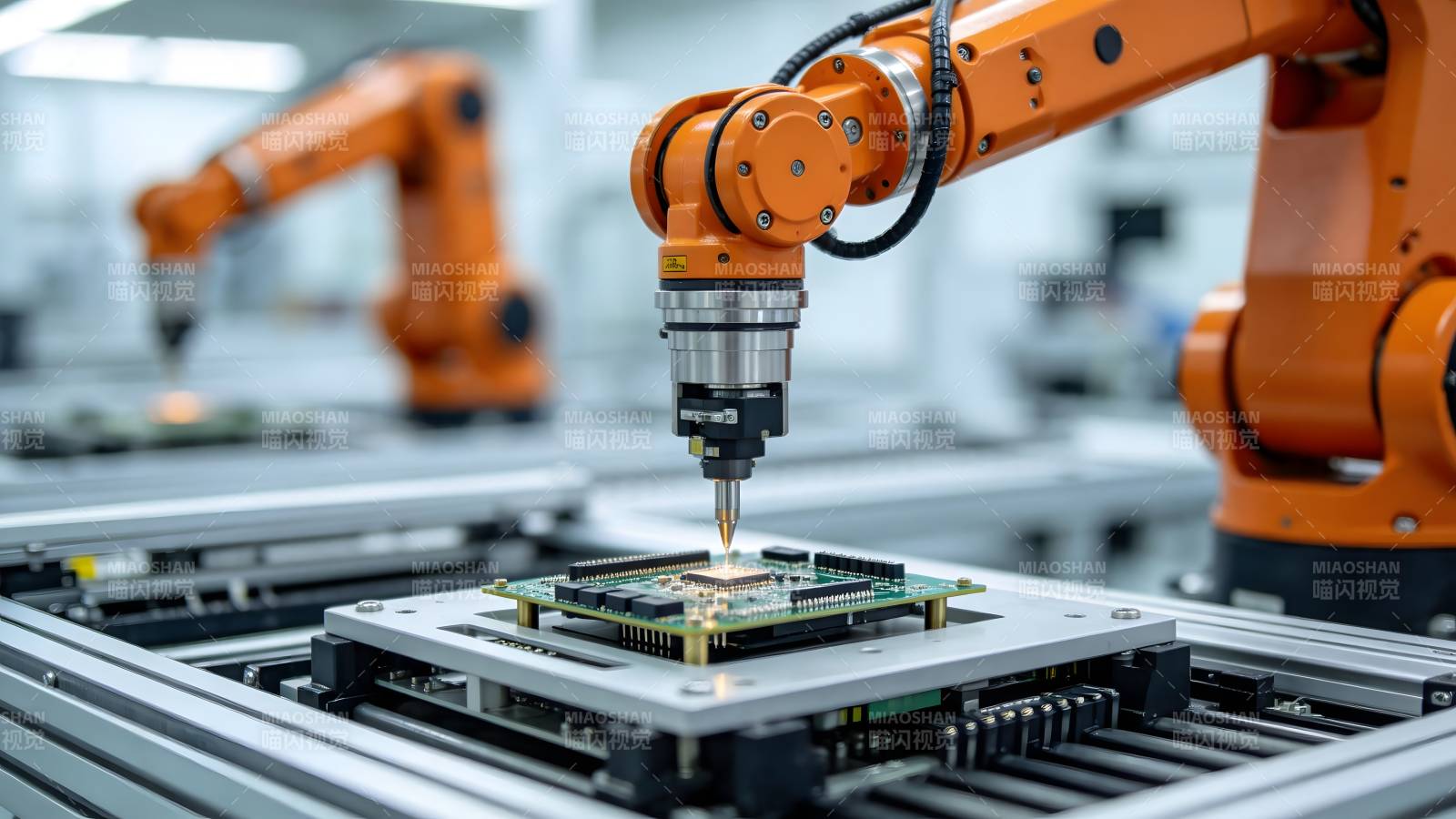 智能制造机器人图片