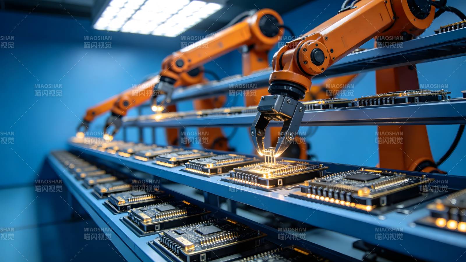 智能工厂自动化生产图片