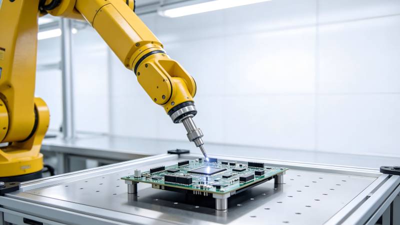 智能机器人焊接作业图片