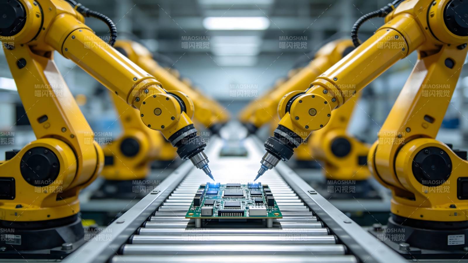 智能工厂自动化生产图片