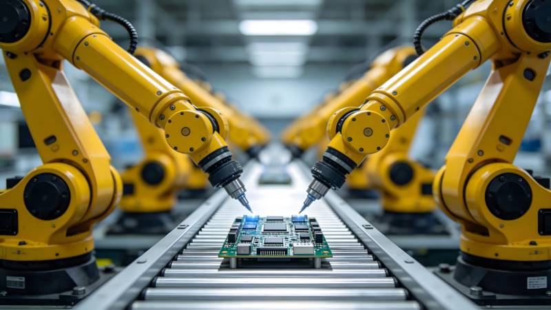 智能工厂自动化生产图片