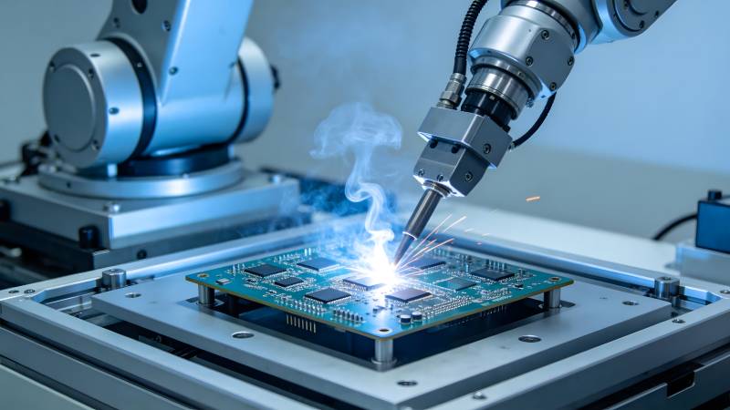 机器人焊接电路板图片