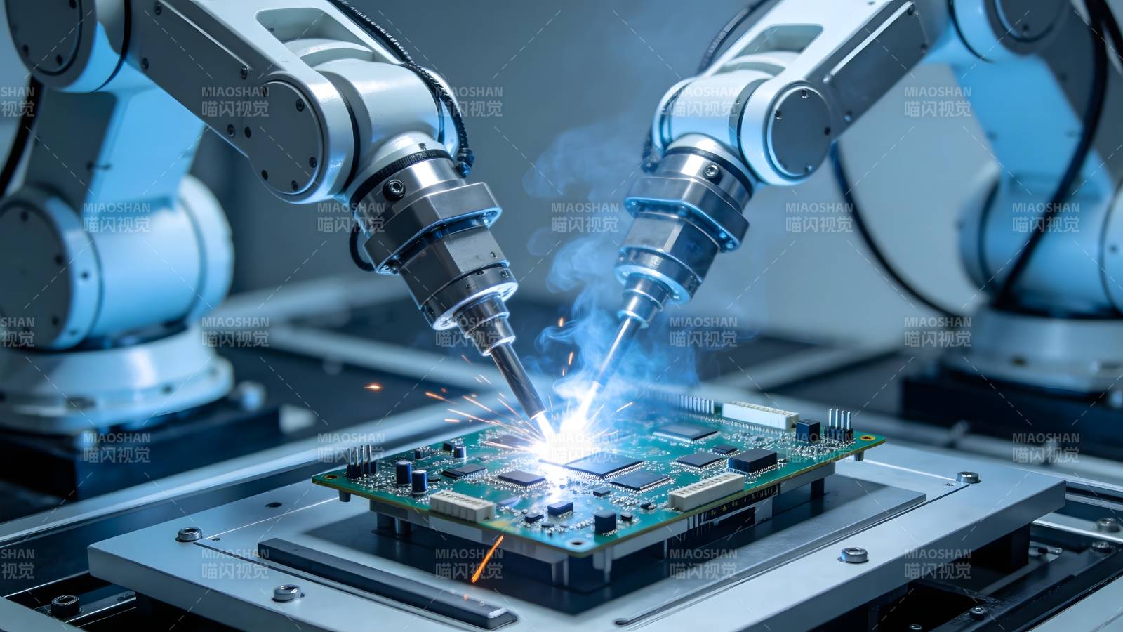 智能焊接机器人图片