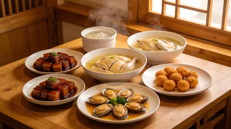 中式家常美味佳肴图片