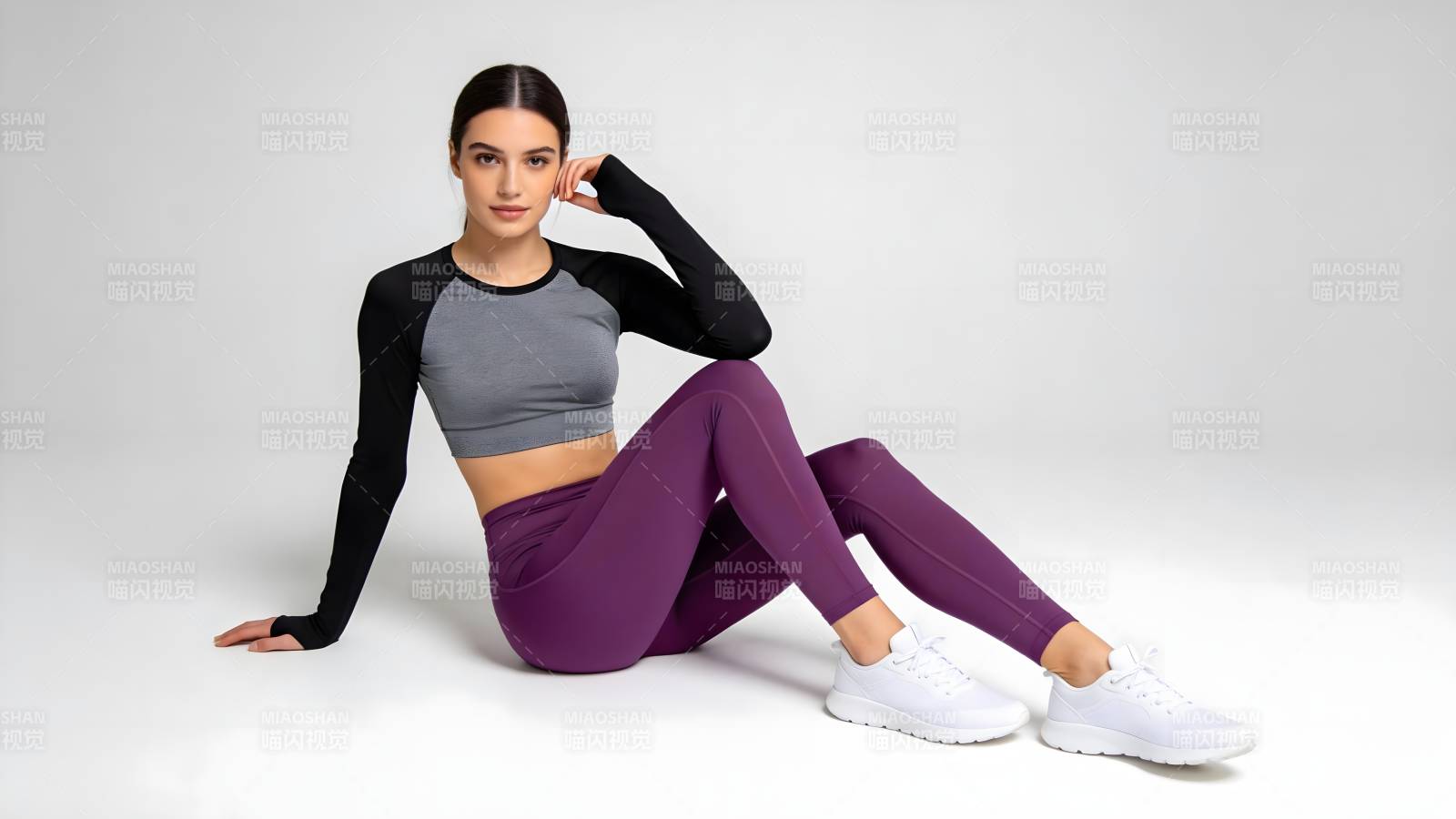 时尚运动穿搭展示图片