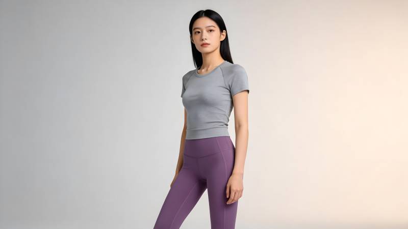 瑜伽服穿搭展示图片