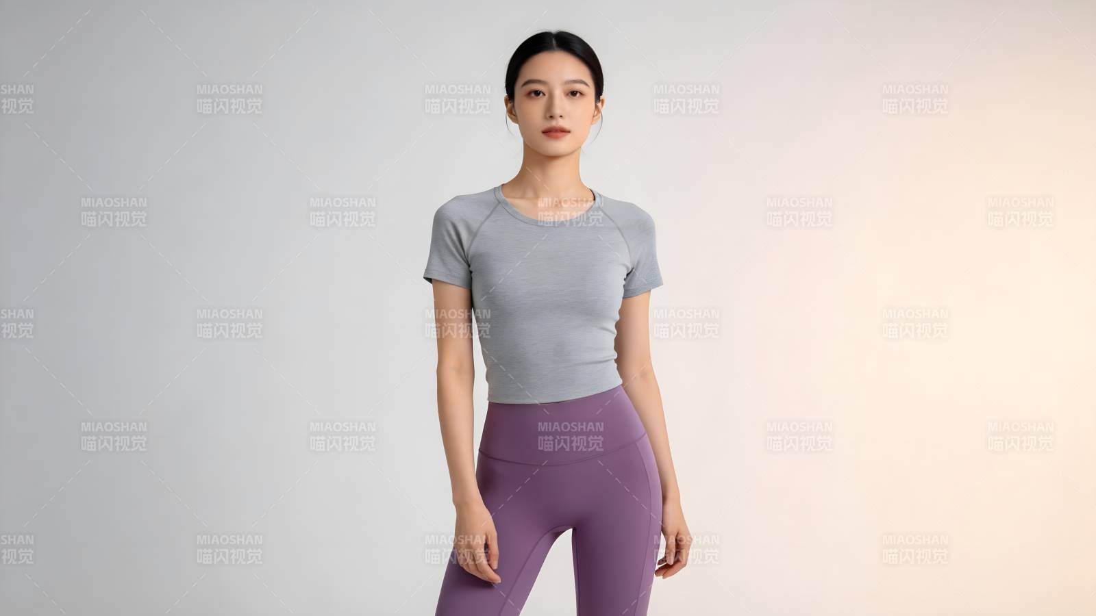 简约瑜伽穿搭图片