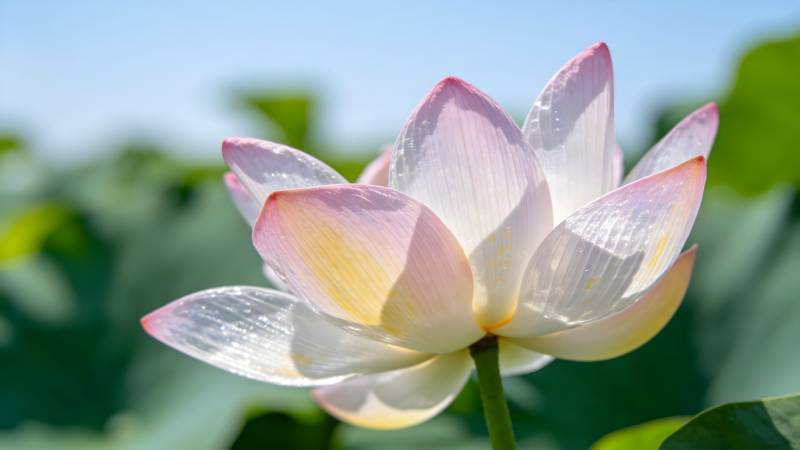 莲花绽放 清新雅致图片