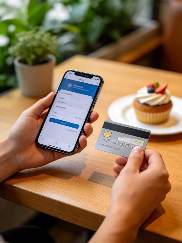 手机支付蛋糕图片