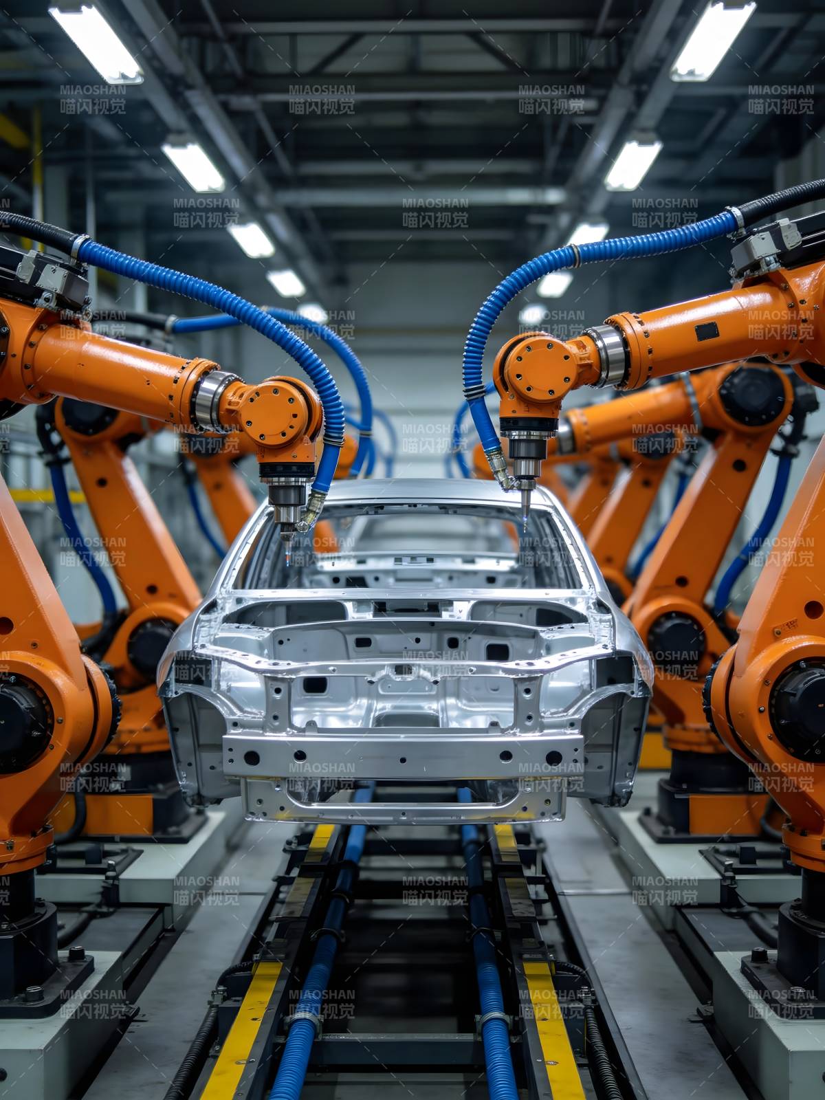 智能汽车生产线图片
