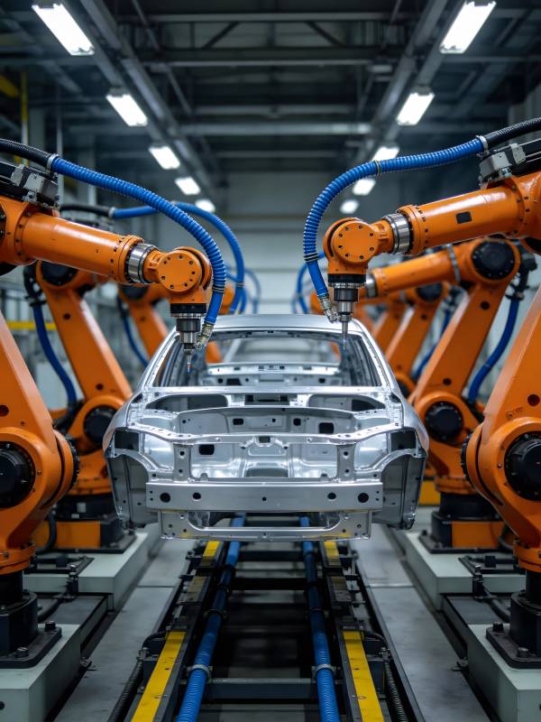 智能汽车生产线图片