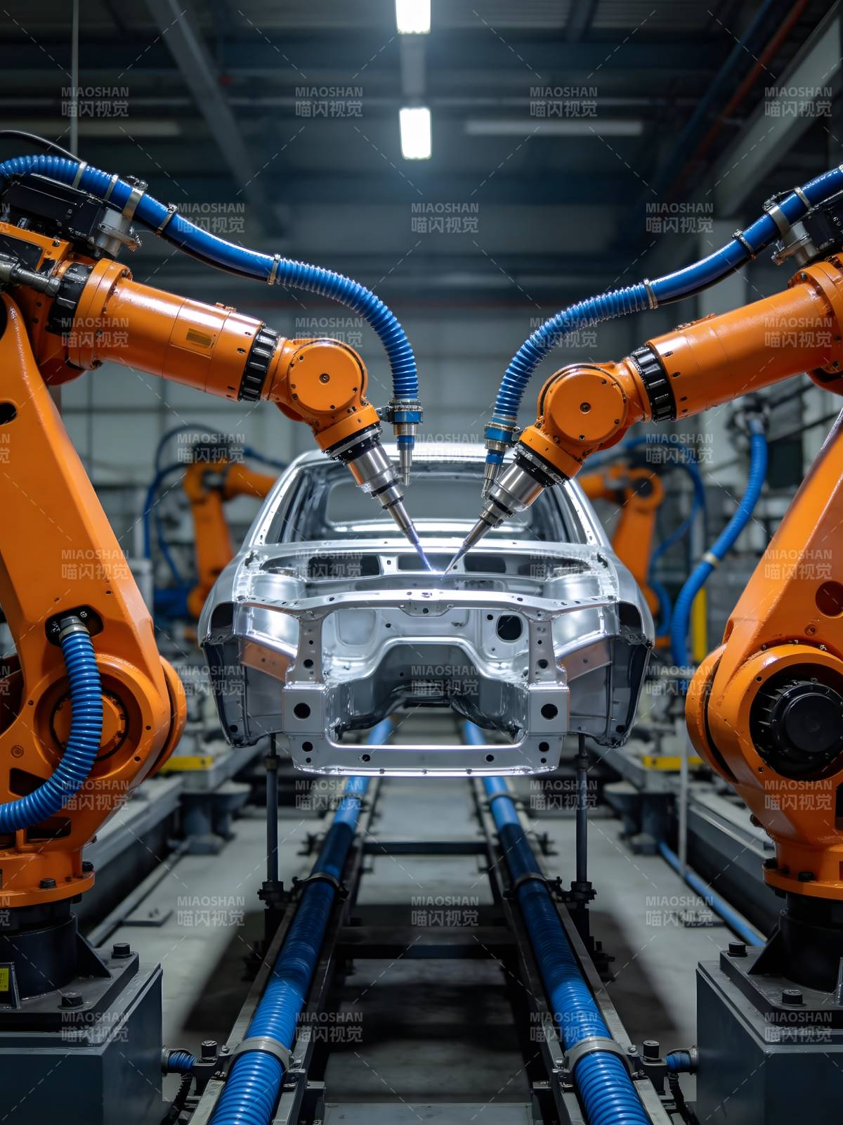 智能汽车生产线图片