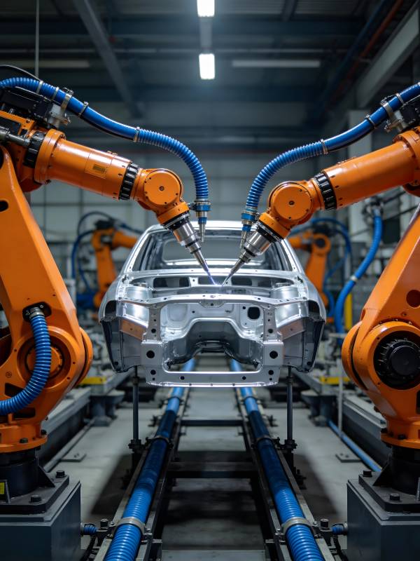 智能汽车生产线图片