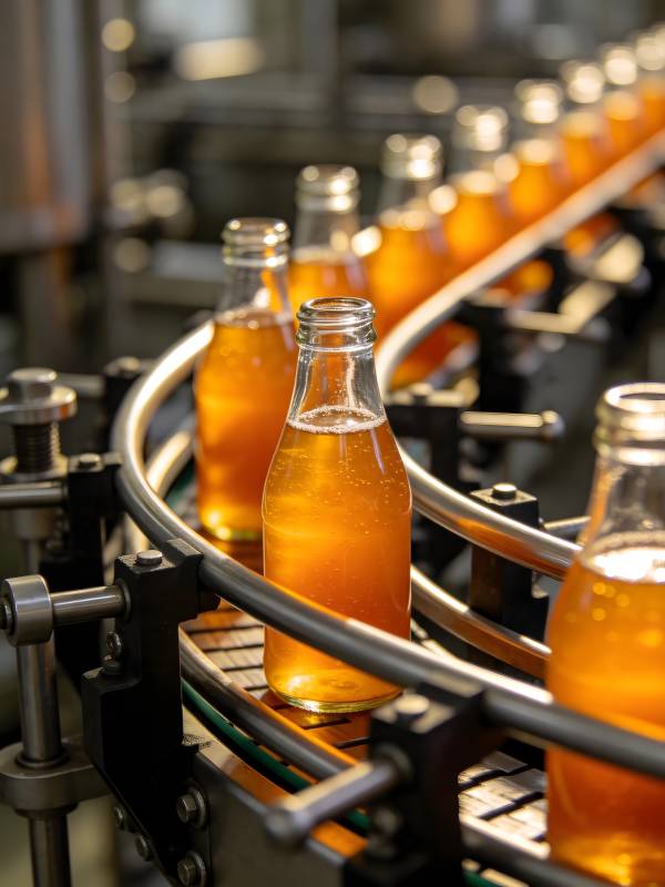 啤酒生产线图片