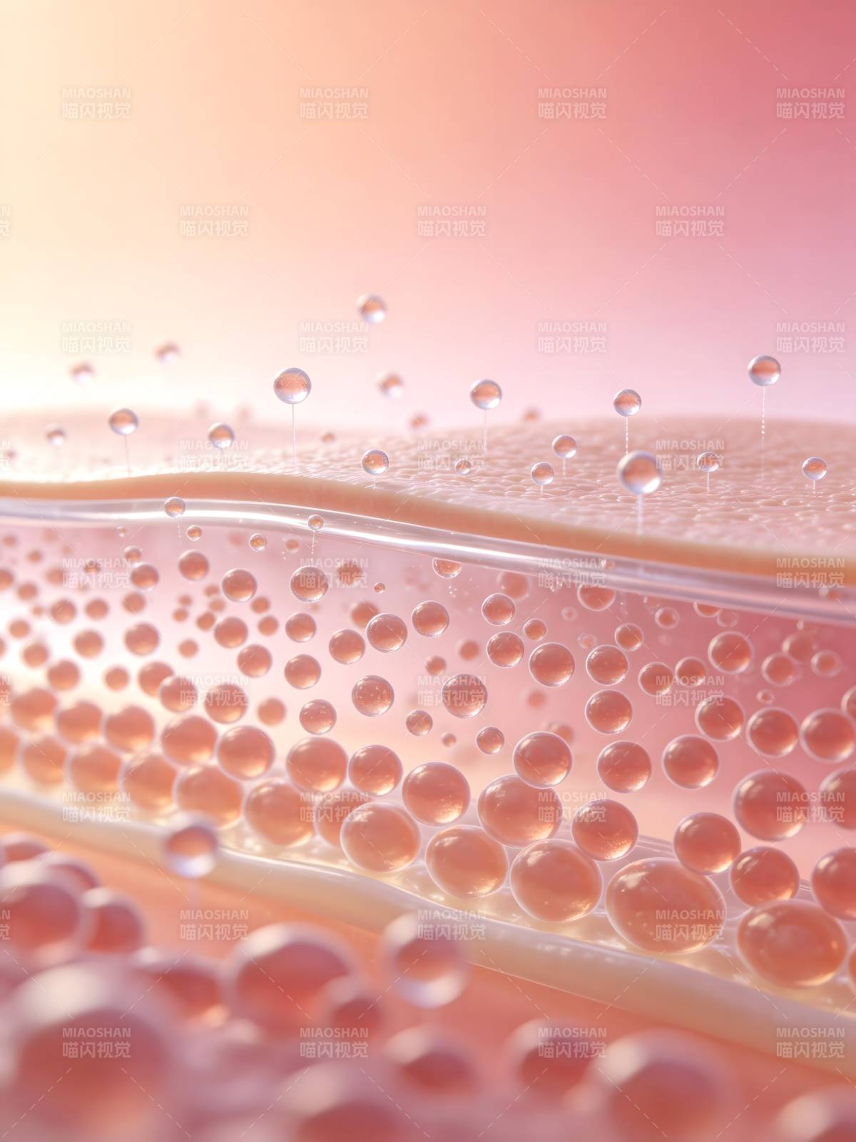 水润肌肤微距图片