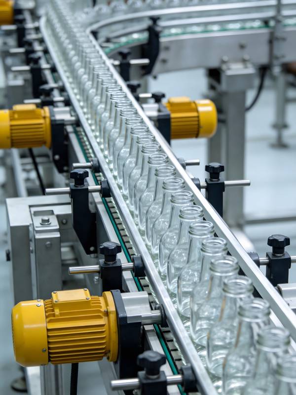 自动化玻璃瓶生产线图片