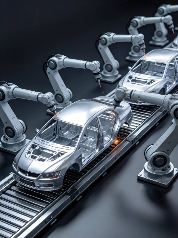 智能汽车生产线图片