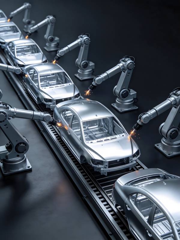 智能汽车生产线图片