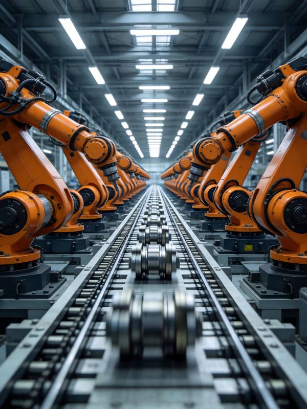 智能工厂生产线图片