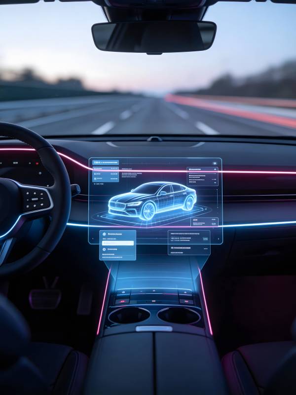 未来驾驶舱科技感图片